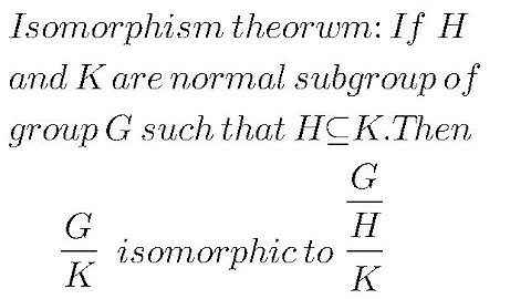 Second Isomorphism Theorem