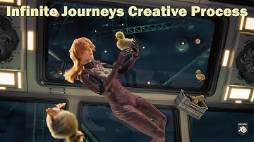 Pwnisher Infinite Journeys Challenge | Creative Process | Blender 3.0