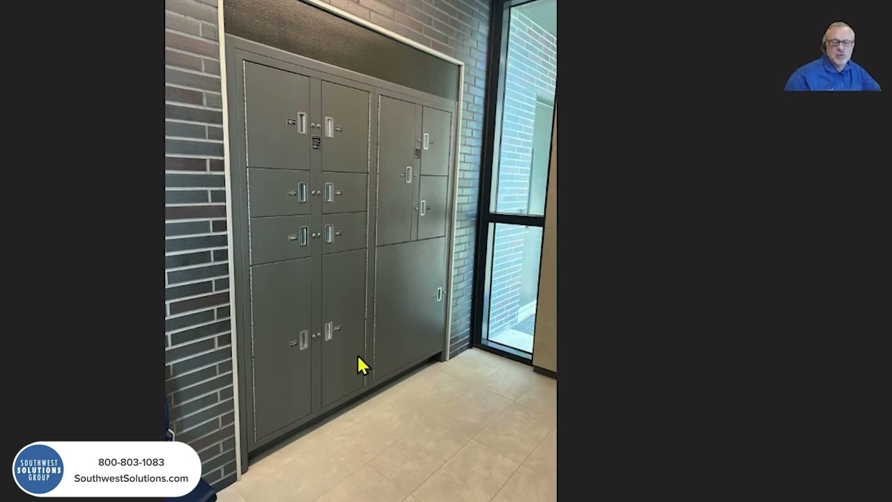 Property Passback Lockers Installed in Public Safety Lobby