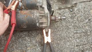 Starter not engaging VW T4, bad bearing