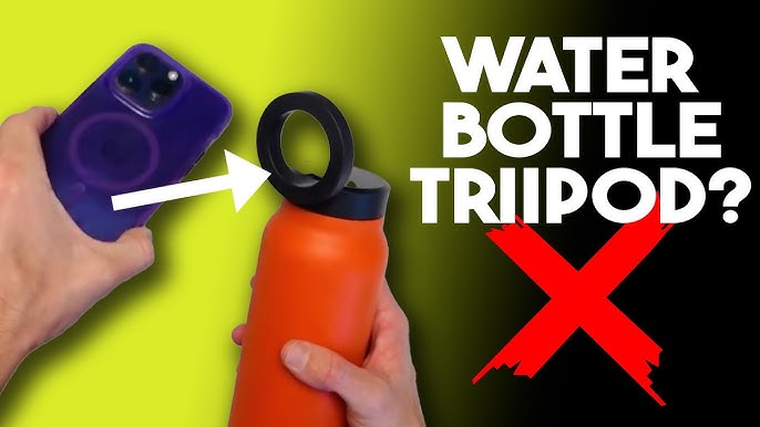 The Ringo Water Bottle Doubles as an iPhone Stand or Tripod - Core77