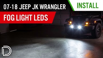 How to Install 2007-2018 Jeep JK Wrangler Fog Light LEDs | Diode Dynamics