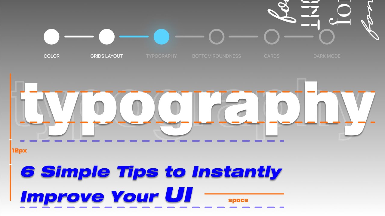 Typography Secrets That Instantly Improve Your UIUX - YouTube