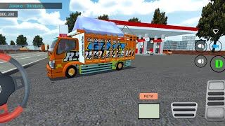 Truck Canter Jakarta _ Bandung  Truck Cabe Simulator indonesia screenshot 2