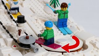 LEGO Ski Lift with Automatic Minifig Return