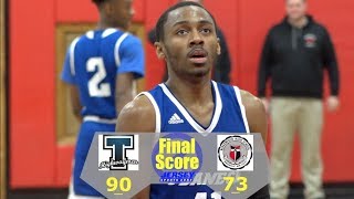 Teaneck - 90 Bergenfield - 73 Boys Basketball Jaquaye James - Jellyfam