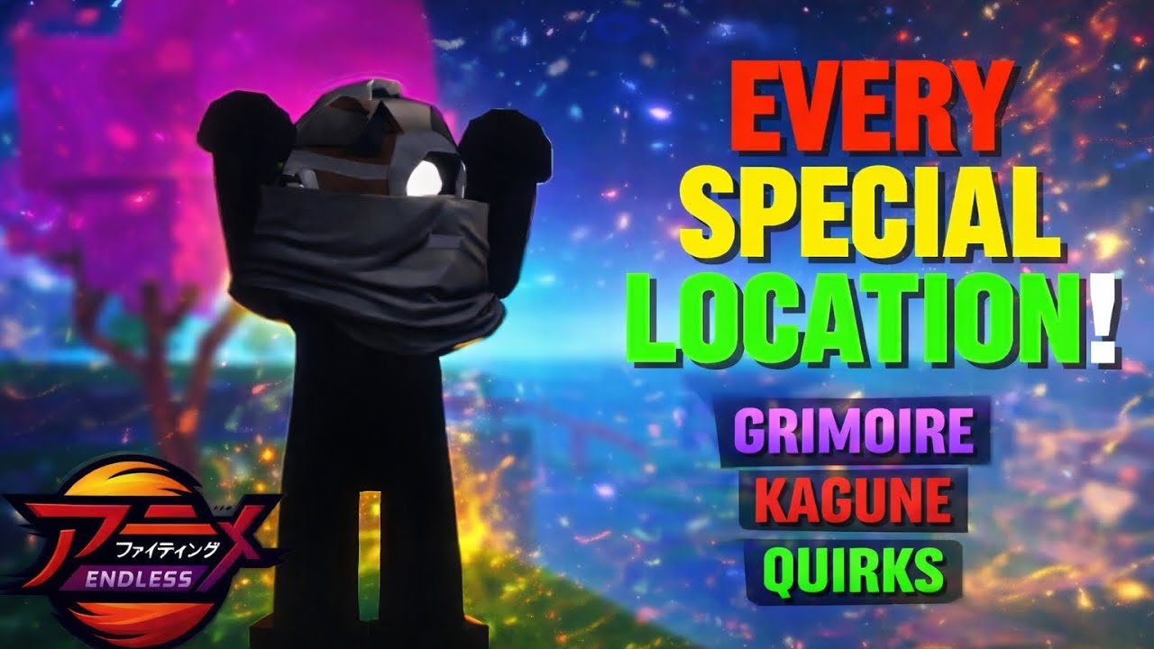 ALL SPECIALS LOCATION IN ANIME FIGHTING SIMULATOR ENDLESS 🤩
