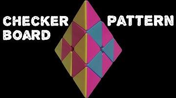 How to make checkerboard pattern on pyraminx | Checkerboard pattern on pyraminx