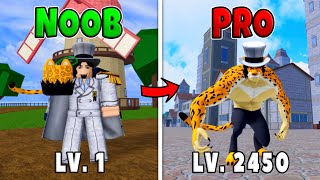 Leopard Noob to Pro Level 1 to Max Level 2450 in Blox Fruits! screenshot 3