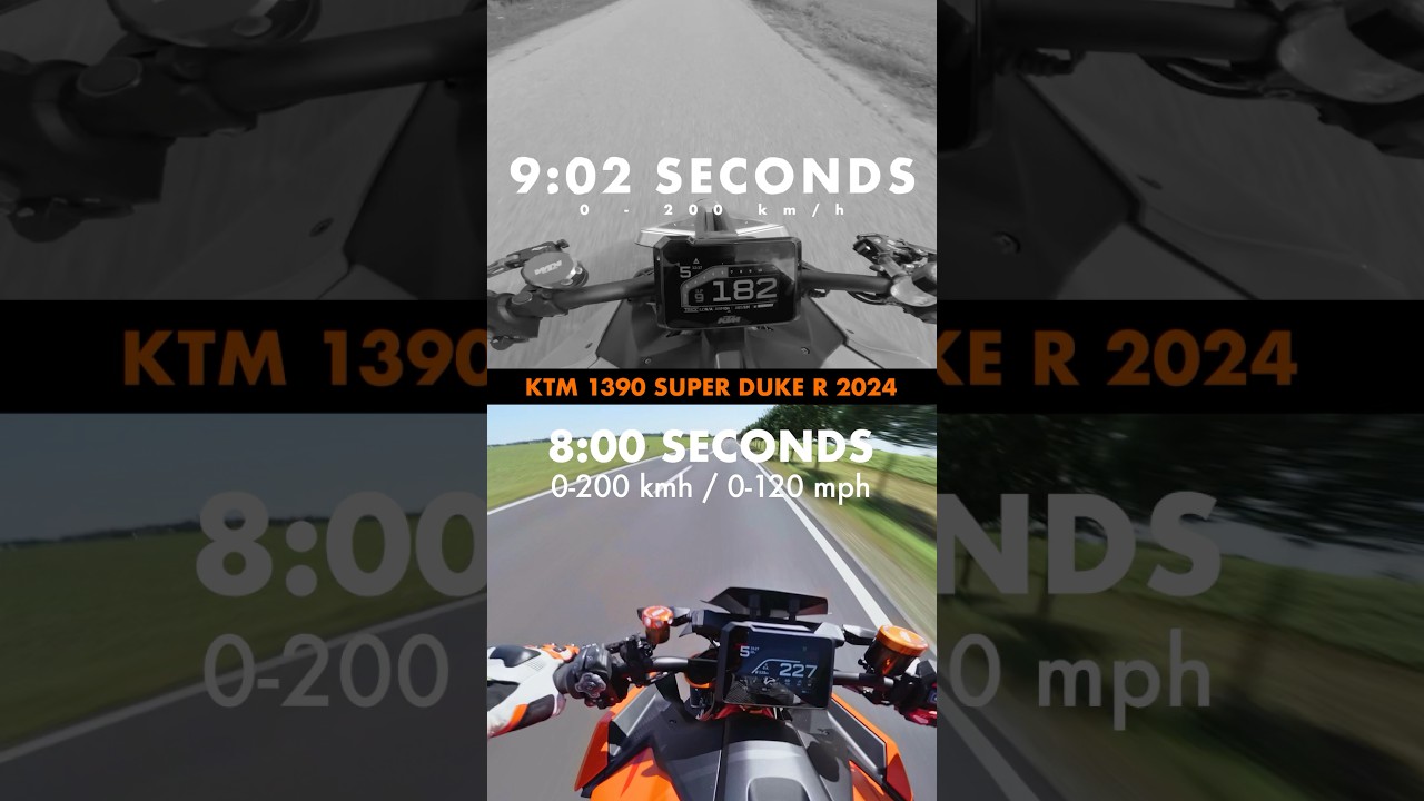 Рекордный момент, который доказывает, почему KTM 1390 SUPER DUKE R EVO правит улицами🤘 