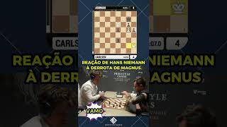 Hans Niemann COMEMORA derrota de Magnus Carlsen!