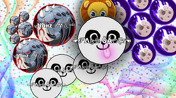 Agar.io | Dominant Realtime Splitrun, PopSplit, 90° Split  // Teams Destroying - AGARIO