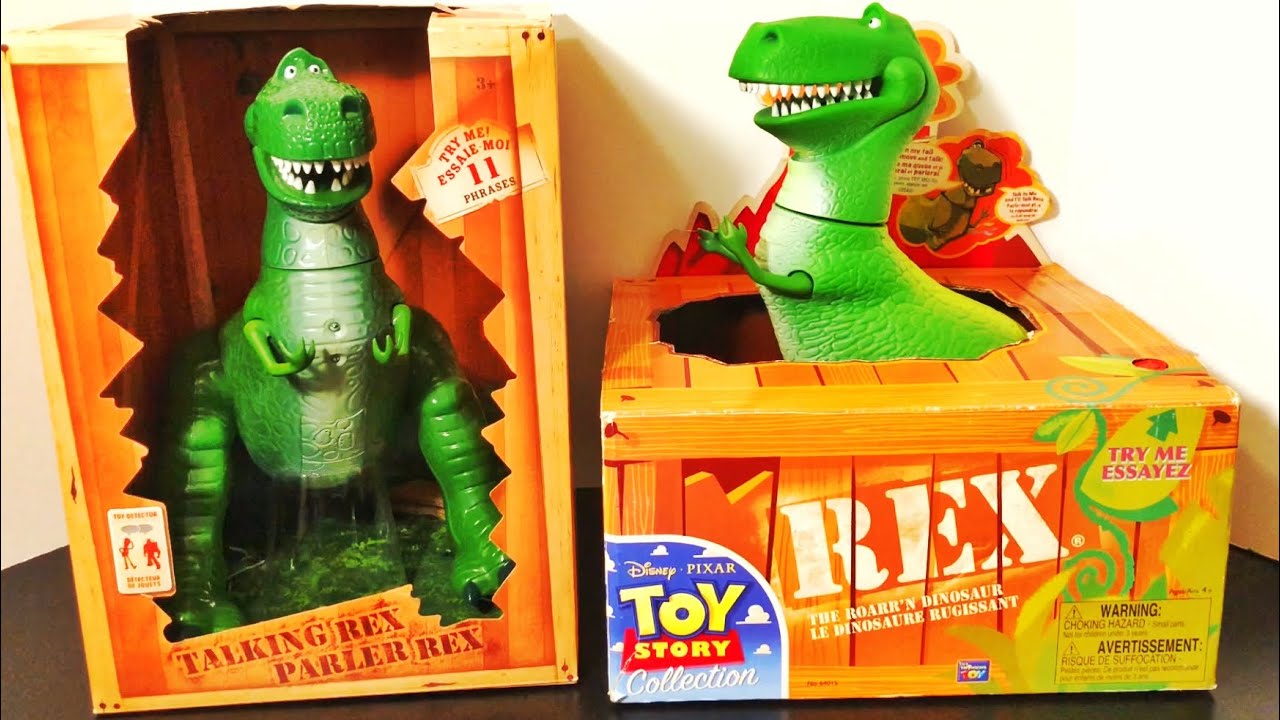 disney store rex talking action figure