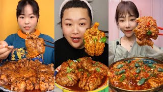 [Spicy Chinese Foods] Eating Pork Pig Brain 🧠 (eating sounds) 돼지 뇌를 먹고 辛辣的中国菜 먹방