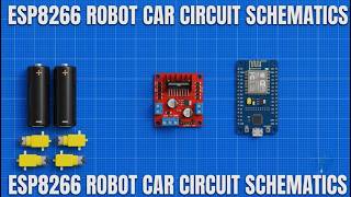 ESP8266 Wi-Fi Robot Car Circuit Schematic | DS screenshot 3