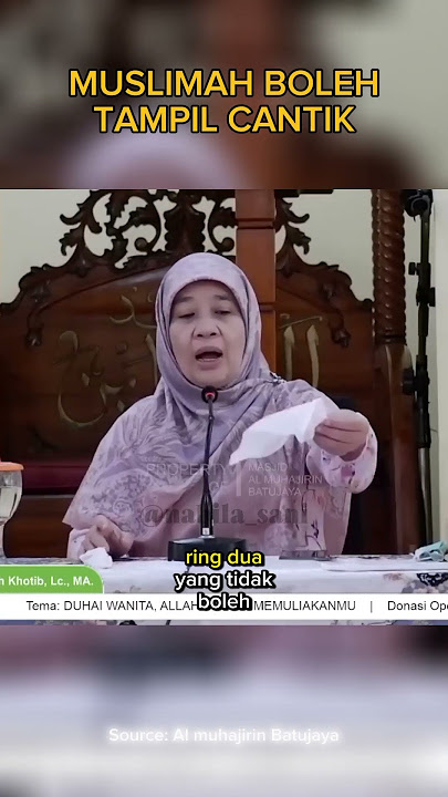 The Body of a Woman's Aurat, the Limits of Aurat to a Mahram. Ustadzah Siti Fathiyah Khotib Lc.Ma