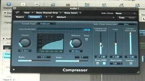 Logic Pro Tips: Compression in Apple Loops
