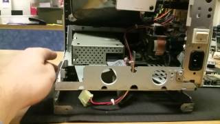 Disassembling a Macintosh Classic II Part 4 - Floppy Drive and Irremovable Components