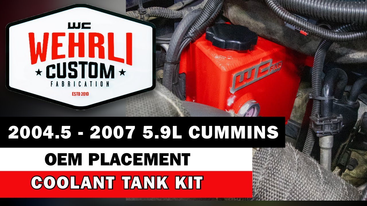 Комплект для установки бачка охлаждающей жидкости Cummins OEM 2004.5-2007 5.9L