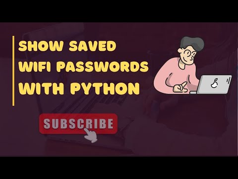 How to Check Save Wifi Passwords On Computer with Python Code| #professionalengineers