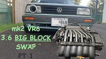 mk2 drag car swap vr6 to 3.6 big block swap ep1 Channel intro
