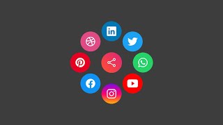 How To Create Social Media Share Buttons Using HTML & CSS