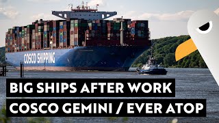 Big Ships After Work ⚓️ COSCO GEMINI 💚 EVER ATOP 🚢 400 m Containerschiffe