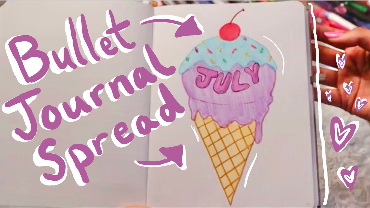 July Journal Spread - Ice Cream Full Video