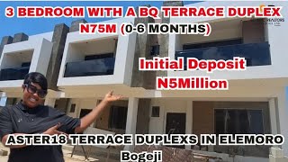 Inside the ₦75,000,000 ASTER18 Duplexes 3bed duplex outright 0-6months plan #Ajahproperty