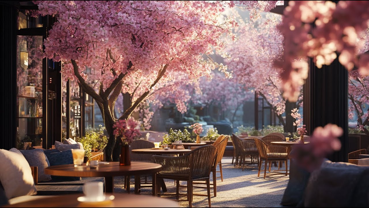Cherry Blossom Caf Relaxing Morning Jazz Sip Coffee Chill YouTube cherry-blossom-caf-relaxing-morning-jazz-sip-coffee-chill-youtube