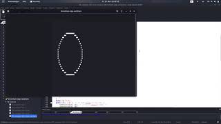 C programming bresenham algo circle turning