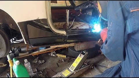 MGB GT Restoration Pt 22 Welding the Sills