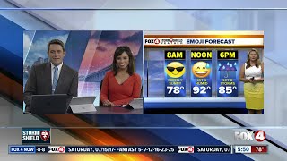 National Emoji Day Forecast