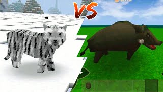 White Tiger Vs. All Herbivores!! - Survival Craft 2 screenshot 5