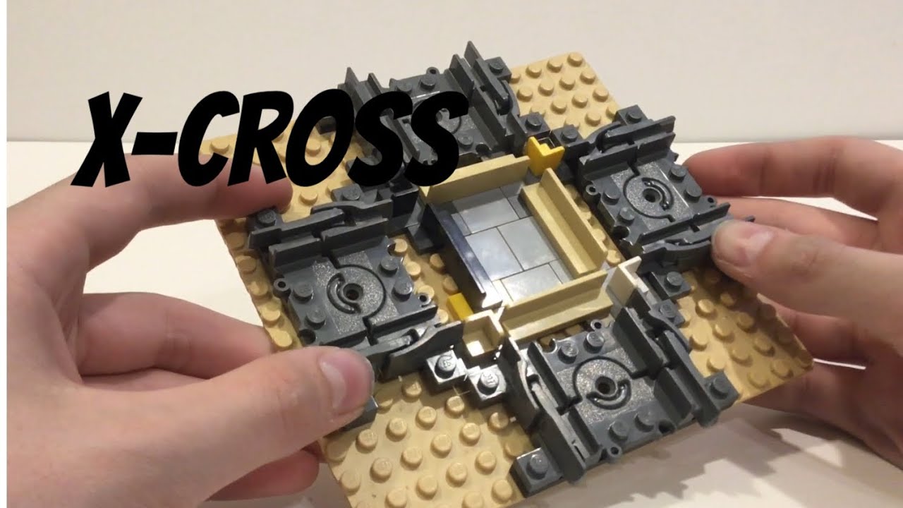 LEGO Train Track X-Cross *Simple and Easy* - YouTube