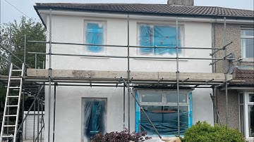 Rendering with the Top Coat Render Hopper Gun with Compressor Kit