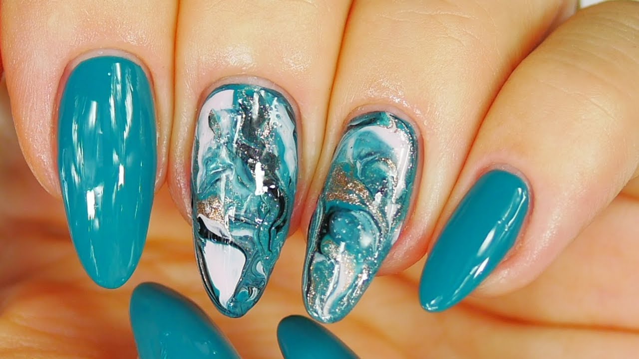 Marble Nail Art Videos on Pinterest - wide 3