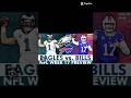 Bills vs Eagles who will win 🏆