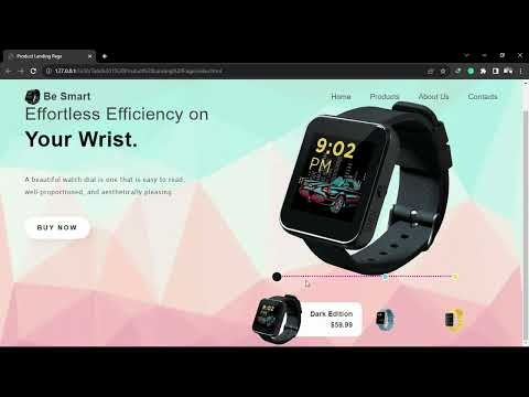 SYNC Intern's Internship Program Web Development Task 1 | Product Landing Page | Abdul Rehman