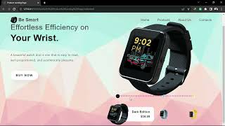 SYNC Intern's Internship Program Web Development Task 1 | Product Landing Page | Abdul Rehman