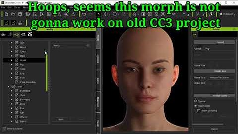 Daz To CC3 tutorial: Bringing daz studio morph into Character Creator 3