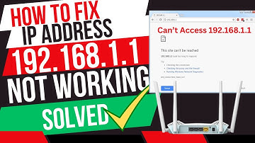 Cant access 192.168.1.1 Router Web interface Not working | IP address 192.168.1.1 Not working -FIX