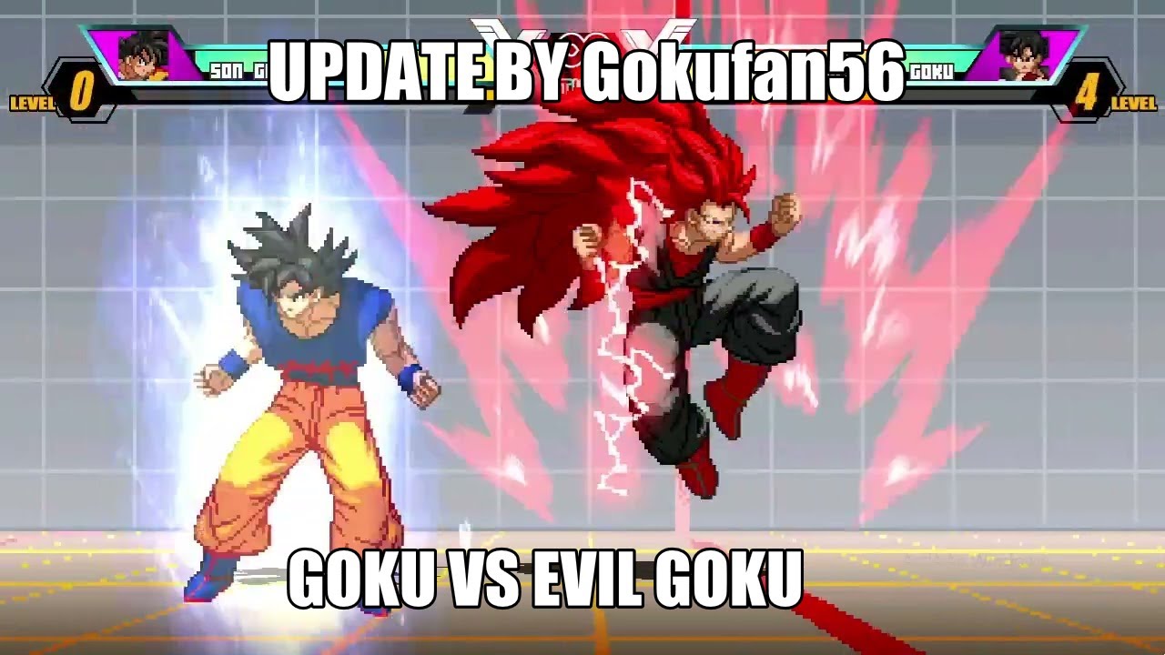 Goku vs Evil Goku (NEW UPDATE – REMATCH) | Light vs Darkness Returns | Jump Force Mugen V6