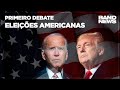 Donald Trump x Joe Biden - Debate das eleições presidenciais americanas