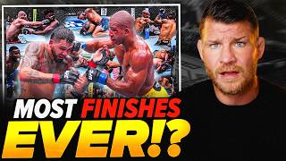 'MOST FINISHES EVER!' Bisping Reacts to UFC Sacramento WAR!