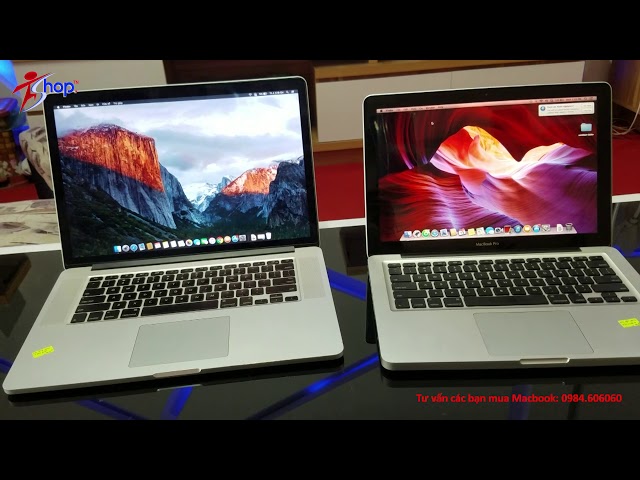 So sánh Macbook pro 2012 rentina và Macbook 2012 thường
