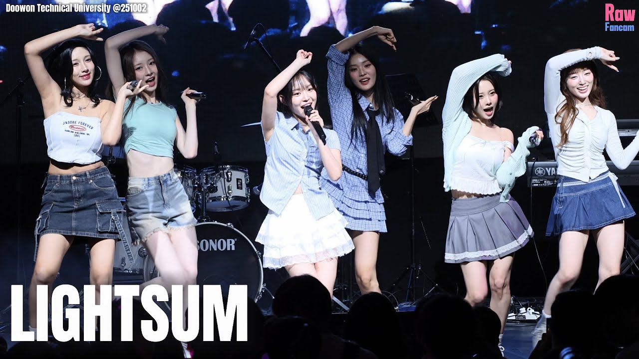 라잇썸 대학축제 풀캠 #LIGHTSUM ♬ VIVACE ♬ i (아이) ♬ Honey or Spice ♬ POSE! @251002 두원공대