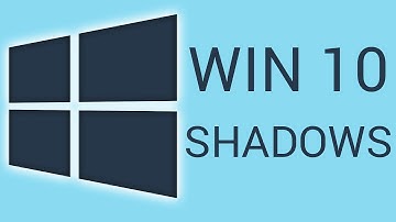 How To Disable Windows 10 Drop Shadows
