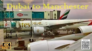 Trip Report| Emirates Airbus A380, Dubai To Manchester, Economy Class, December 2019 in 4K