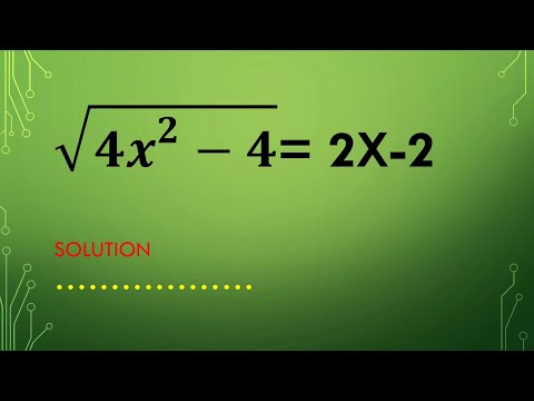 simplify √(〖4x〗^2-4)= 2x-2